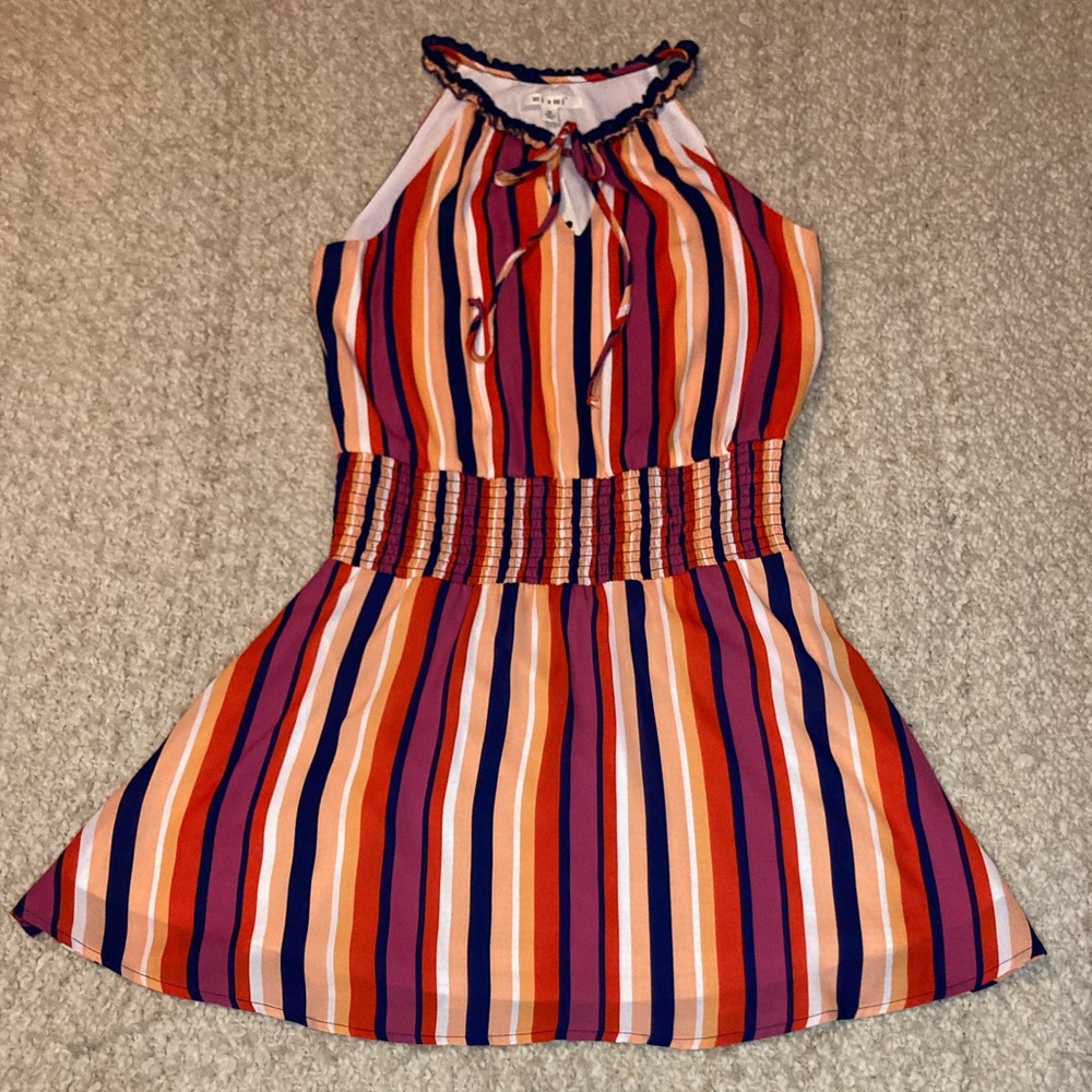 Francesca’s NWT Colorful Stripe Dress size M